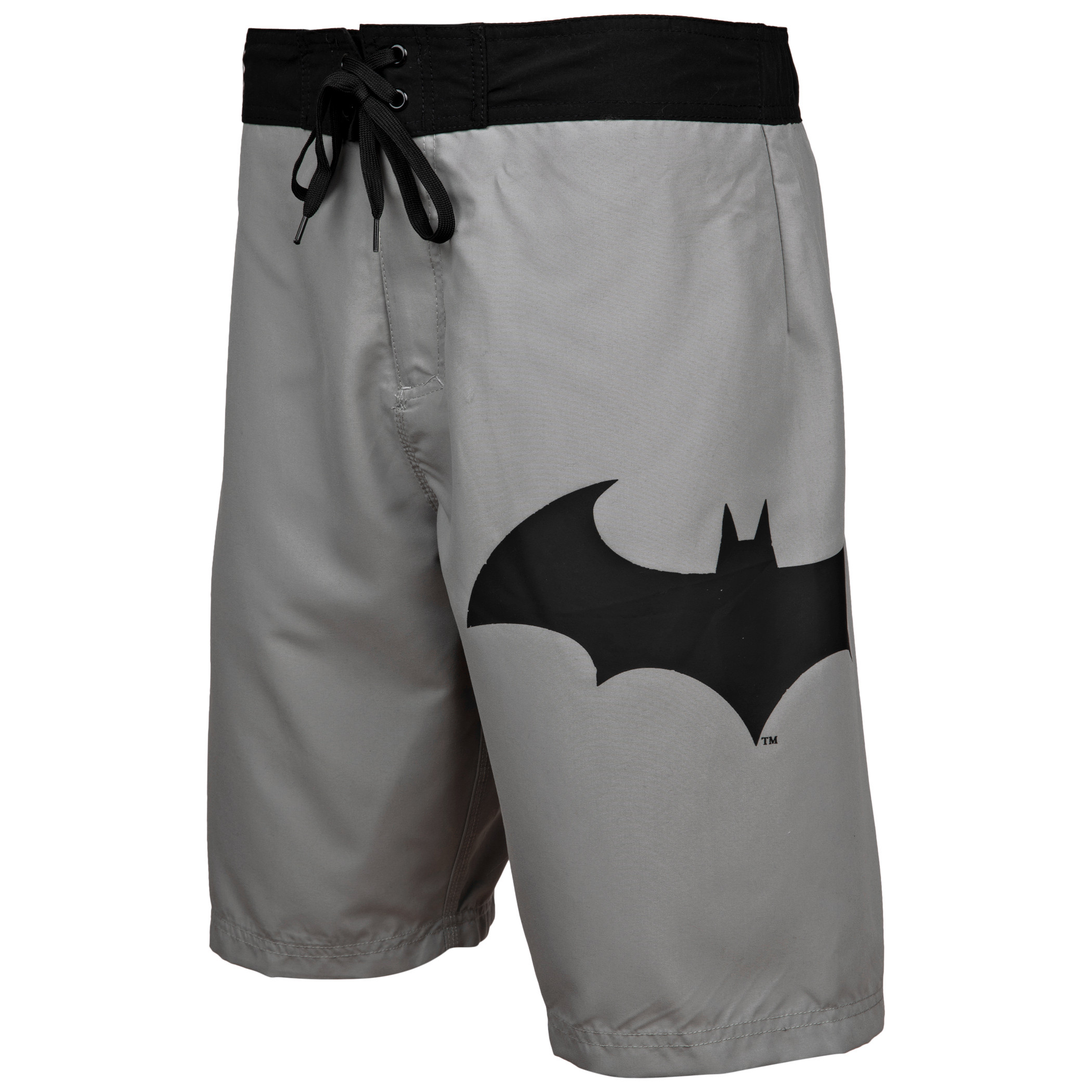 Batman Hush Symbol Heather Grey Board Shorts